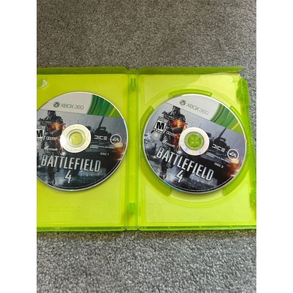 Battlefield 4 Xbox 360 Game First-Person Shooter 2 Discs M Rating